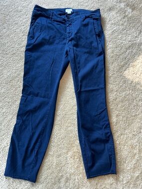 Crown & Ivy Charlotte Navy Chino Style Pants